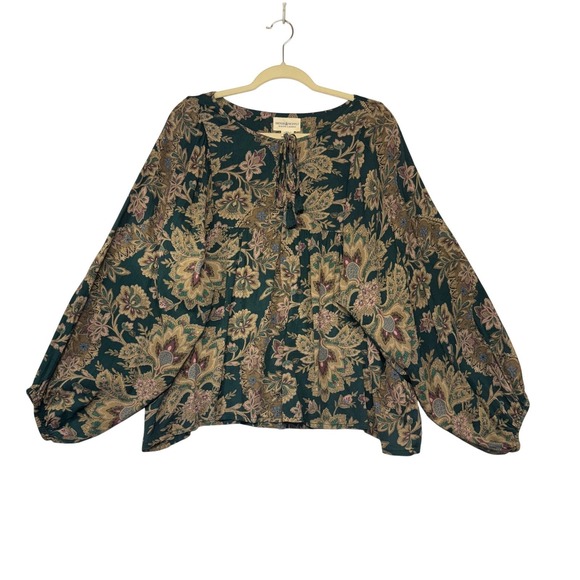 Denim & Supply Ralph Lauren Tops - Denim & Supply Ralph Lauren Floral Paisley Tassel Peasant Blouse Boho Hippie M‎